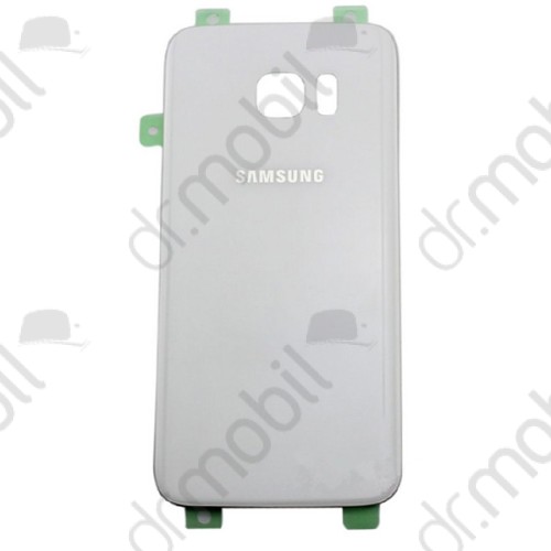 Akkufedél Samsung SM-G935 Galaxy S7 EDGE hátlap + ragasztó fehér 